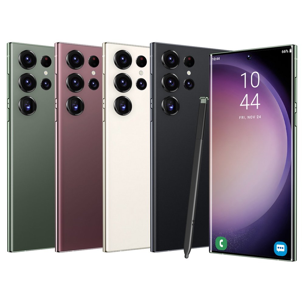 2024 Hot Selling Fashion 5G Smart Phone Built-in S Pen Facial Recognition Fingerprints Unlocking Mobile Phone